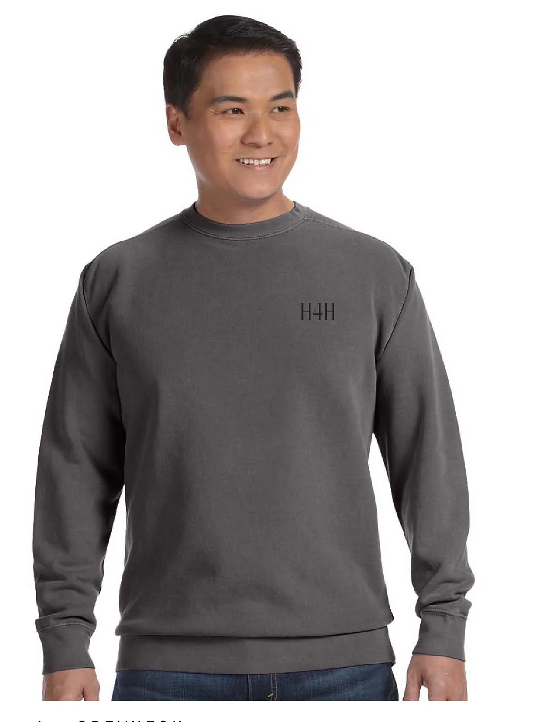 H4H "Gloves On. Hope Strong." Crew Neck Sweatshirt